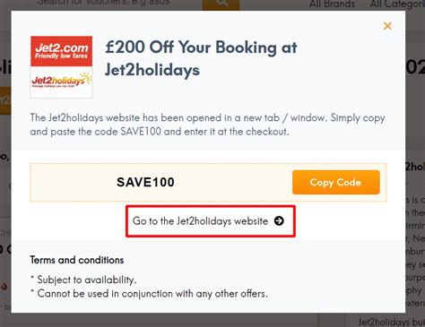 Jet2holidays voucher codes  Deposit